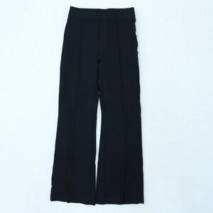 Spanx The Perfect Pant High Rise Flare Women's Small S Black Seamed Ponte